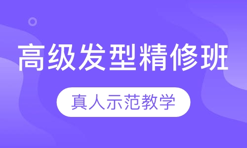 高级发型精修班