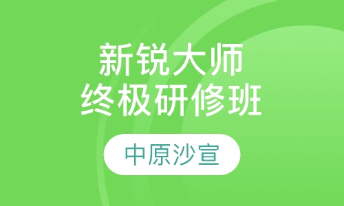 新锐大师终极研修班