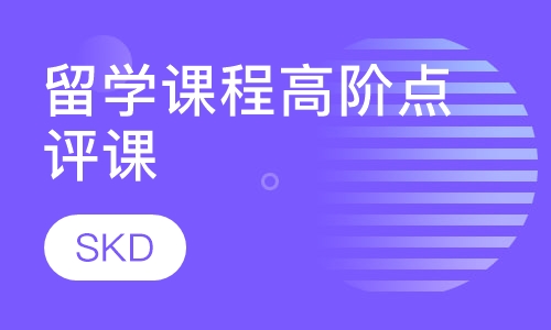 留学课程高阶点评课