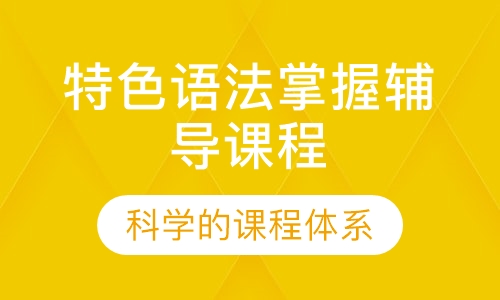 特色语法掌握辅导课程