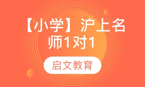 【小学】沪上名师1对1精品体验课