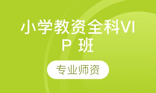 小学教资全科VIP 班