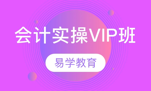 会计实操VIP一对一培训