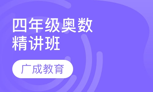 四年级奥数精讲班