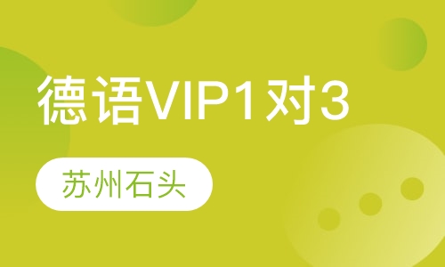 德语精品VIP1对3课程