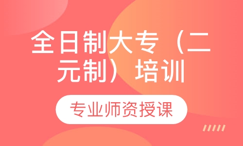全日制大专（二元制）培训