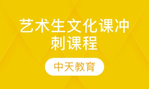 艺术生文化课冲刺课程