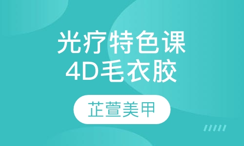 特色课程光疗4D毛衣胶课程