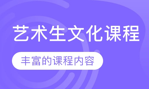 艺术生文化课程