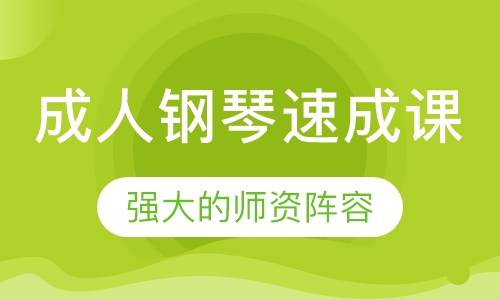 成人钢琴速成课