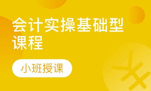 会计实操基础型课程
