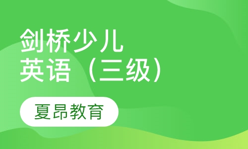 剑桥少儿英语（三级）