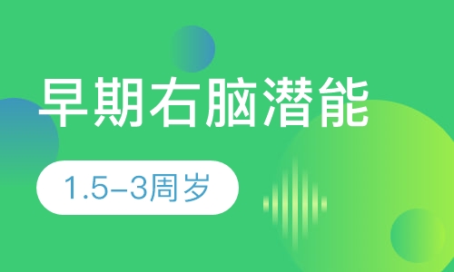 1.5-3周岁早期右脑潜能