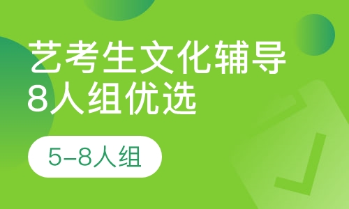 艺考生文化辅导8人组优选课