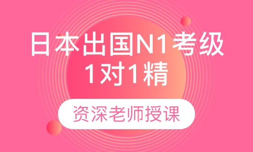 日本出国N1考级1对1精品课