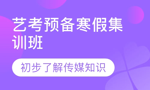 艺考预备寒假集训班