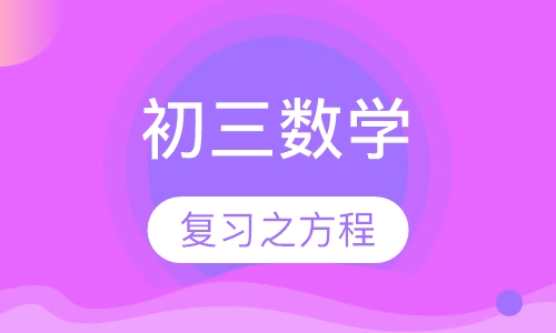 初三数学同步强化辅导