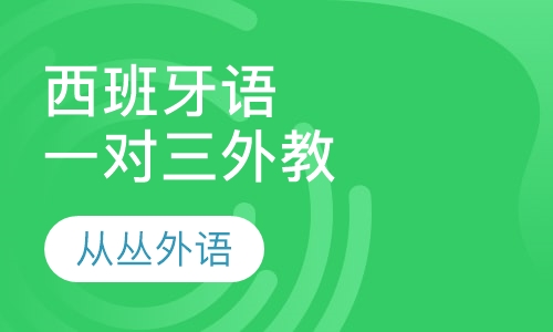 西班牙语一对三（外教）