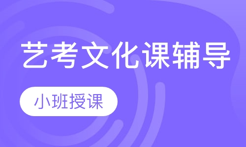 艺考文化课辅导