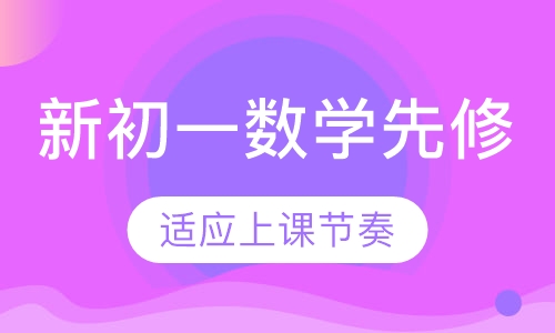新初一数学先修班