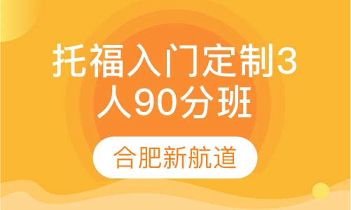 托福入门定制3人90分班