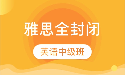 雅思全封闭能力英语中级班(3-6人)
