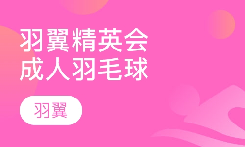 羽翼精英会成人羽毛球基础班