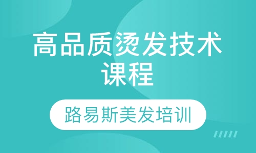 高品质烫发技术课程