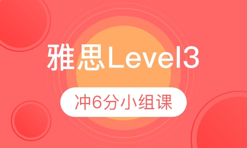 雅思能力端Level3冲6分6人小组课
