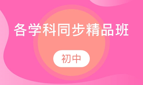 初中各学科同步精品班