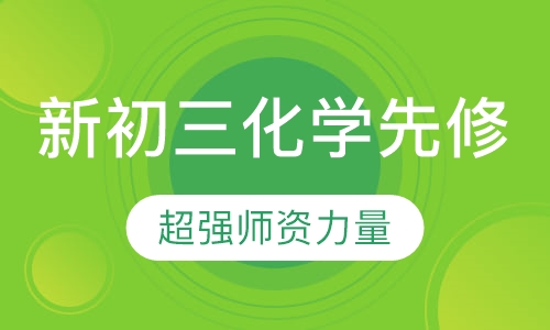新初三化学先修班