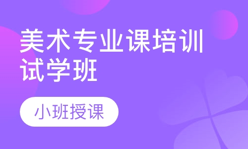 美术专业课培训试学班