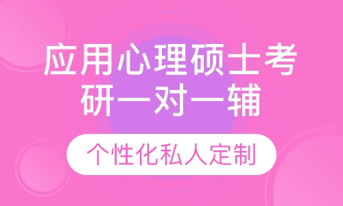 直播课应用心理硕士考研一对一辅导班