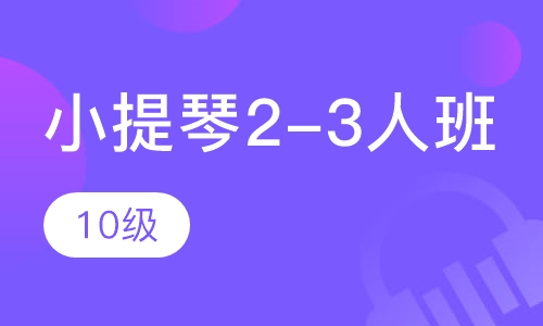 小提琴2-3人班 10级