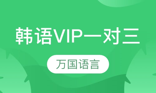 韩语VIP一对三