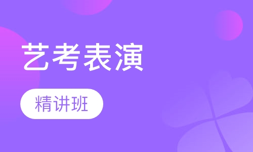 表演艺考精讲班