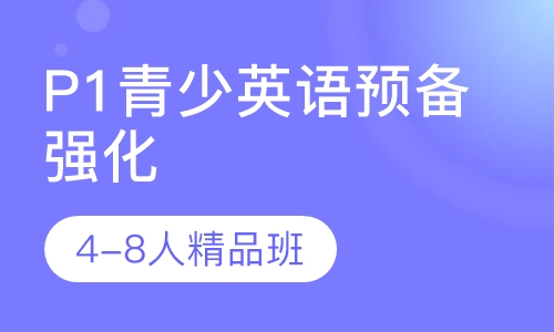 P1青少英语预备强化4-8人精品班