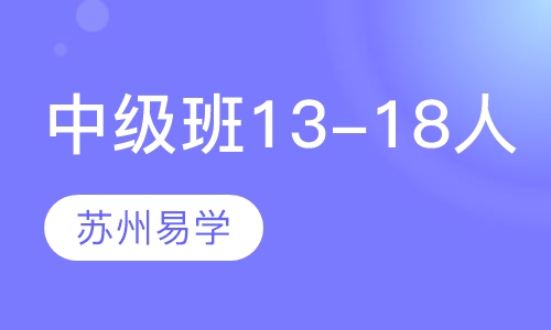 中级班（13-18人）