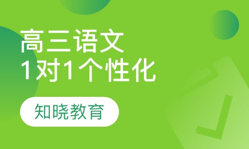高中三年级语文 1对1个性化辅导