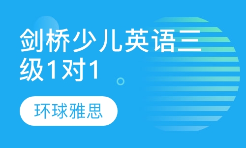 剑桥少儿英语三级1对1
