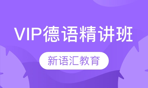 VIP德语精讲班