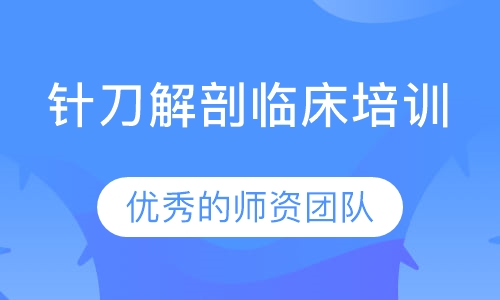 针刀解剖临床培训