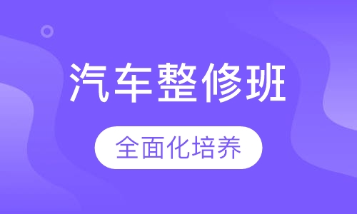 高级汽车整修全科班