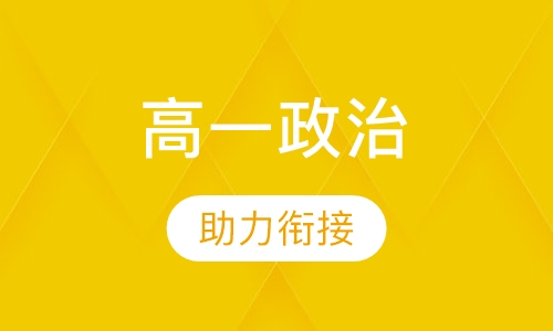 2020年秋季高一政治一对一辅导课程