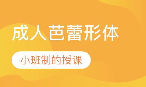 成人芭蕾形体课