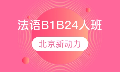 法语b1 b2  4人班