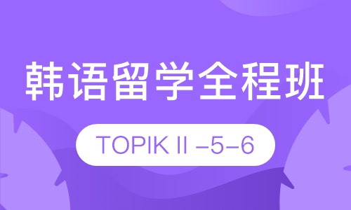 韩语留学预科班（TOPIKⅡ-5-6）
