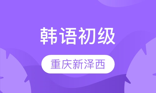 韩语初级直通班