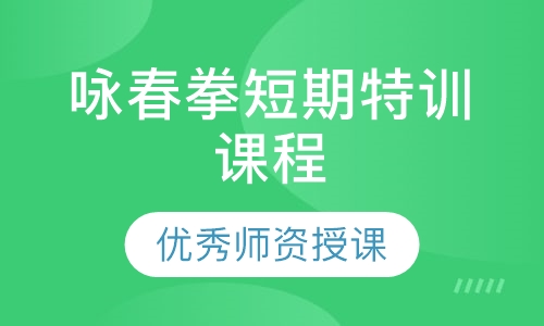 咏春拳短期特训课程