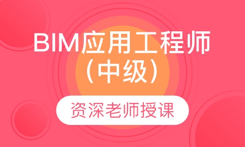 BIM应用工程师（中级）中建协